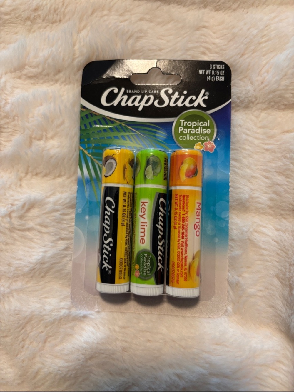 ChapStick tropical paradise collection
